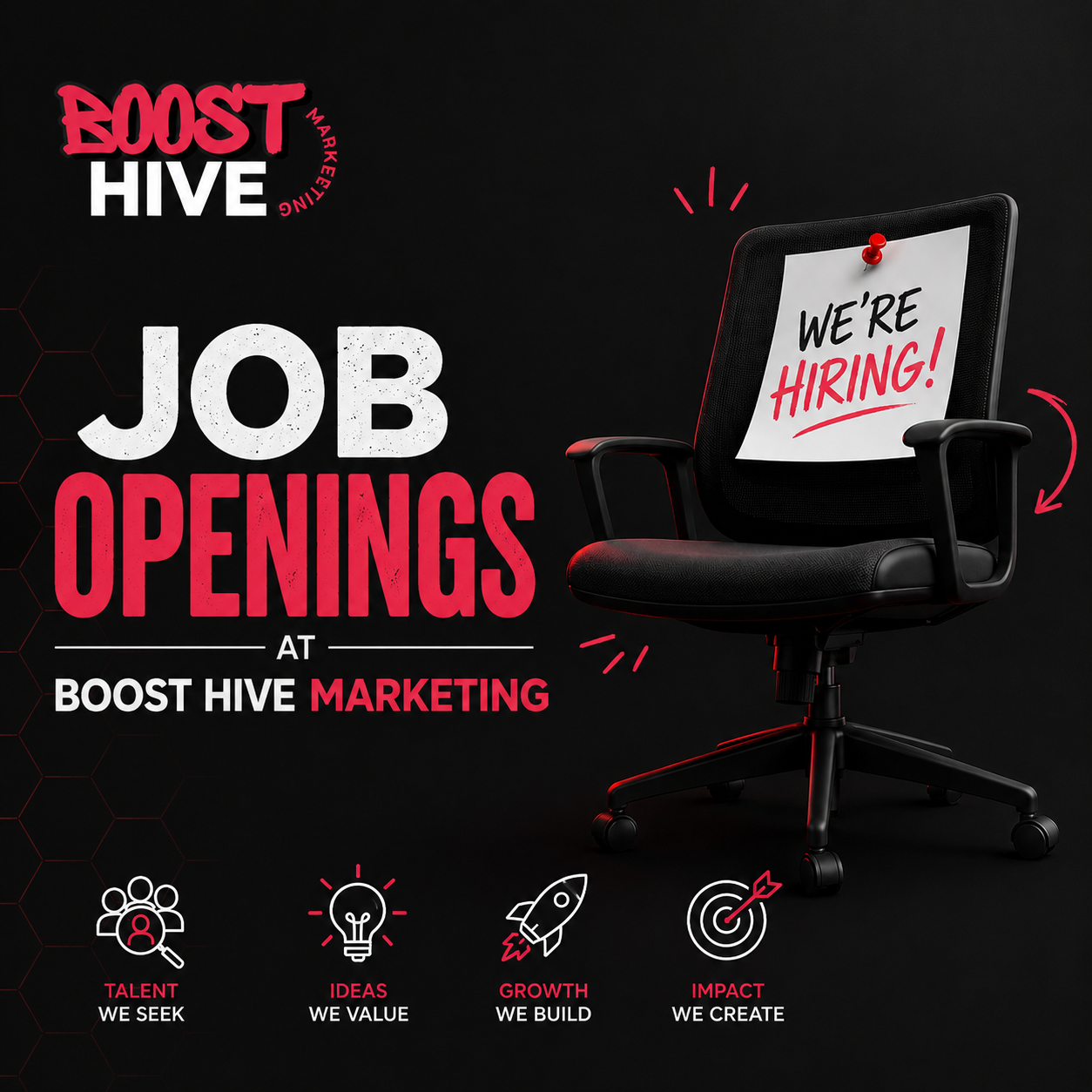 Openings At Job Openings At Boost Hive Marketing | Careers In Digital Marketing